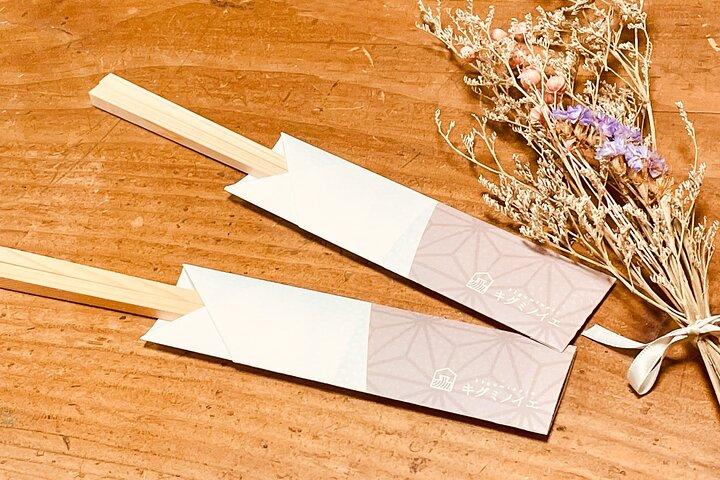 Kyoto : Gion bastelt eigene Essstäbchen mit Gravuroption