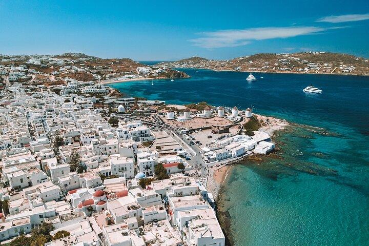 Din Mykonos dag — Höjdpunkter med en autentisk lunch ingår