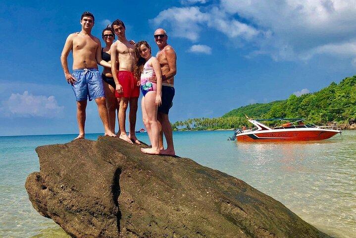 Funivia privata di avventura di un'intera giornata e motoscafo Island Hopping