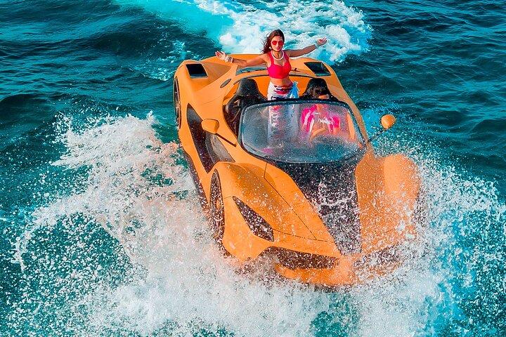 JetCar-tour op Zanzibar inclusief dronevideo en transfer