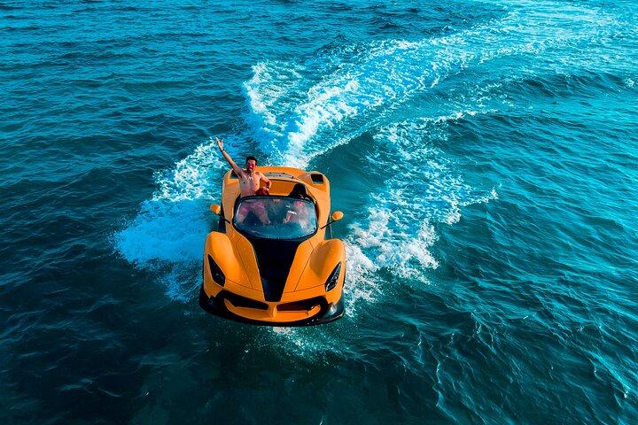 Passeio de JetCar em Zanzibar com vídeo de drone e traslado incluído.