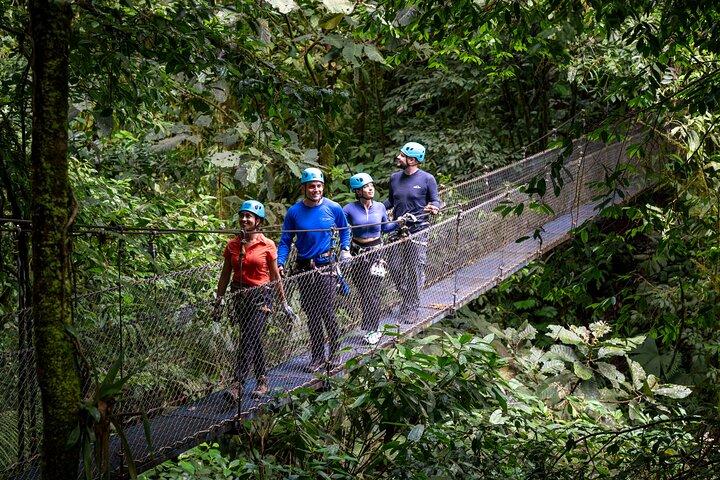 Arenal 12 Zipline-Kabel Erleben Sie den Flug über den La Fortuna-Wasserfall