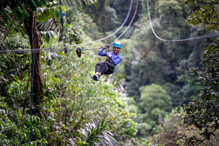 Arenal 12 Zipline-Kabel Erleben Sie den Flug über den La Fortuna-Wasserfall