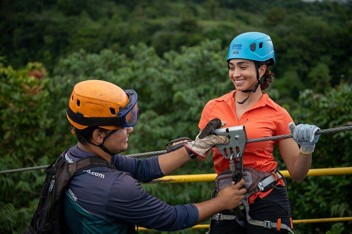 Arenal 12 Zipline-Kabel Erleben Sie den Flug über den La Fortuna-Wasserfall