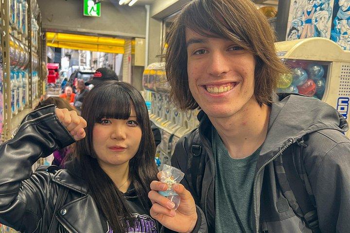 ビンテージゲームアニメとガチャポン体験で秋葉原巡り
