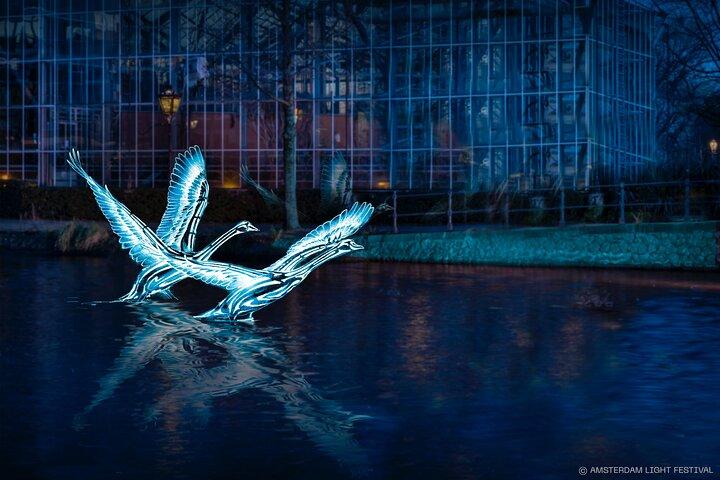 Amsterdam Light Festival Canal Cruise With Unlimited Drinks