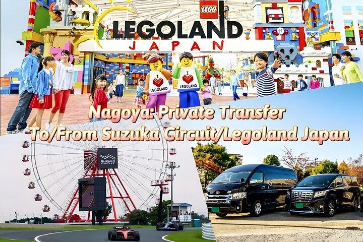 Nagoya : Transfert Privé De/vers le Circuit de Suzuka/Legoland Japon