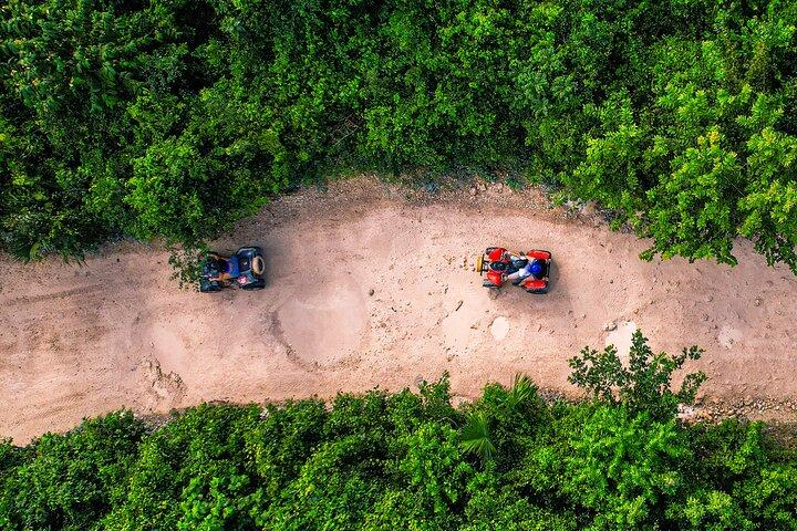 Ultimate 5x1 Combo con ATV, tirolinas, Cenote y buceo de arrecife