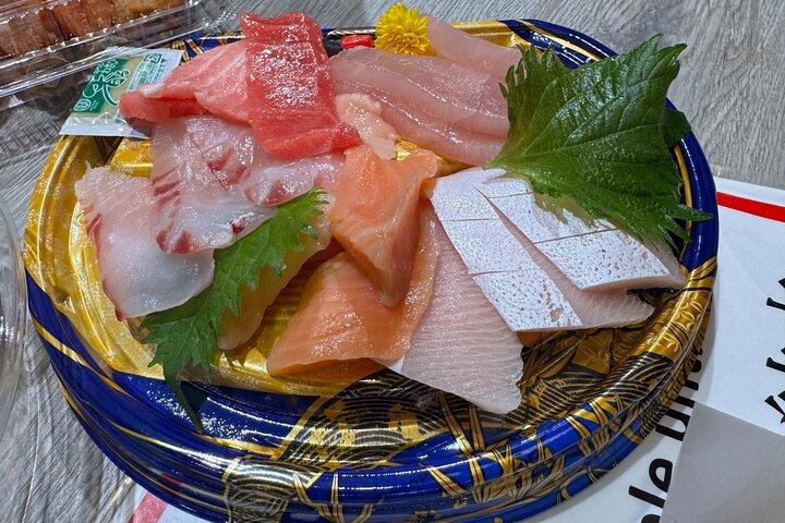 金沢の味覚（近江町市場とひがし茶屋での試食）