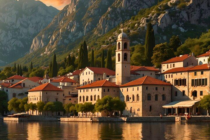 MONTENEGRO Tour (UNESCO Kotor & St. Stefano) da Tirana, Durazzo, Golem