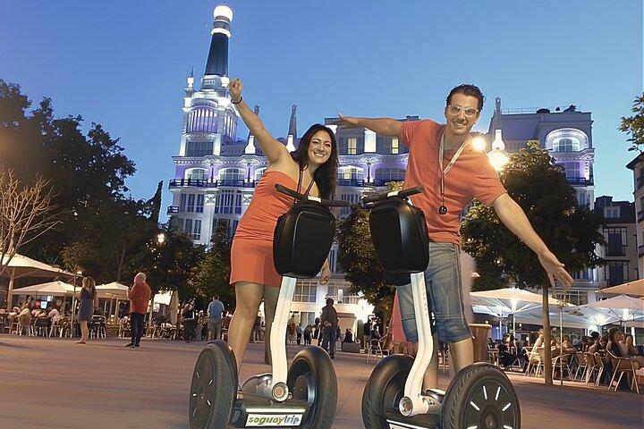 Solnedgång i Madrid av segway