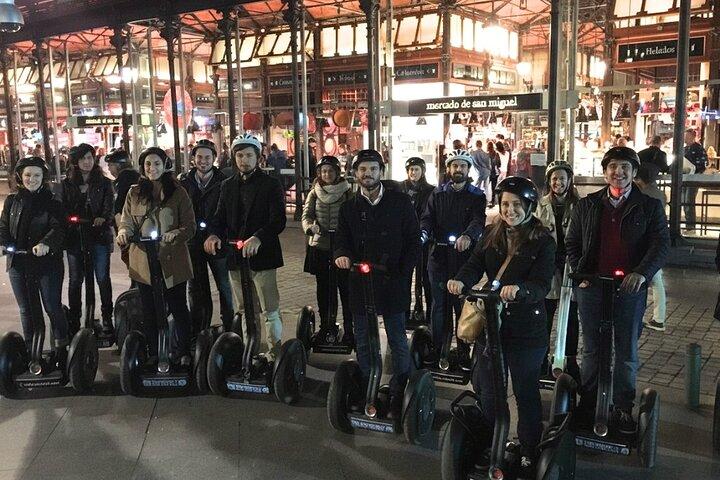 Solnedgång i Madrid av segway