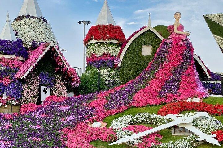 Dubai Miracle Garden & Global Village biljetter med transfer