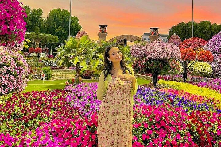 Dubai Miracle Garden & Global Village biljetter med transfer