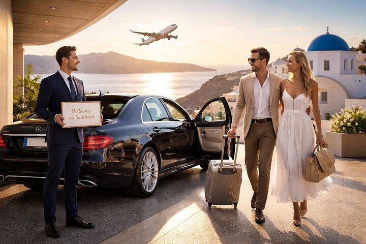 Servicio de taxi en Santorini
