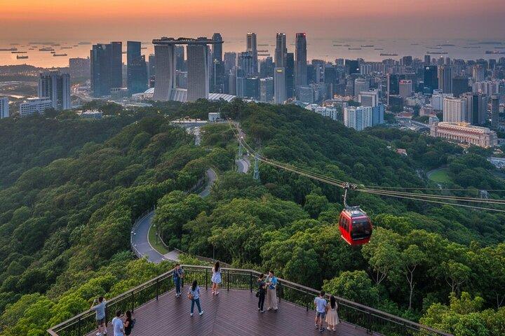 Singapore kulturtur med botanisk trädgård