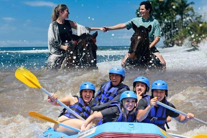 Bali Reiten kombiniert Bali Rafting