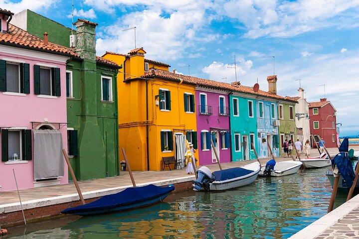 Garrafa de vidro de Murano e Burano Tour de Veneza