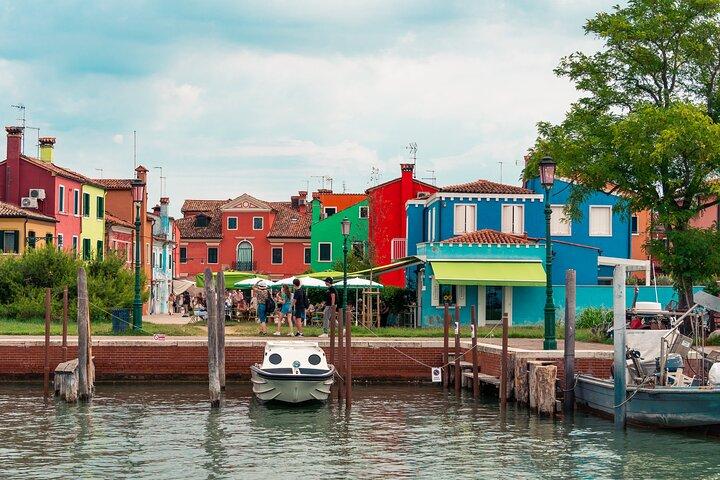 Garrafa de vidro de Murano e Burano Tour de Veneza