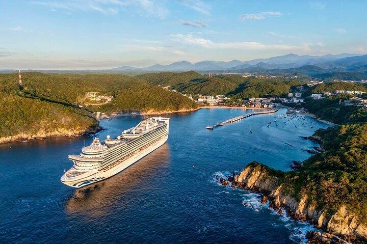 Excursão privada 9 Bayes of Huatulco a San Agustin + esportes Pesca
