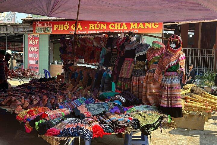 Can Cau Market och Bac Ha Tour – 2 dagar 1 natt