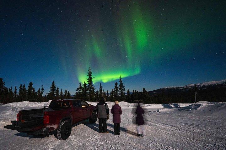 アラスカ州フェアバンクスのプライベートオーロラ撮影ツアー