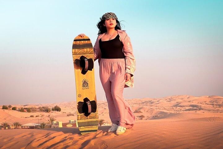 Abu Dhabi : Morning Dune Drive, Camel Ride & Sandboarding