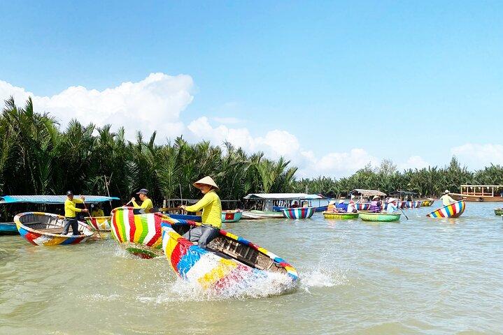 Båttur med kokosnötskorg – ett måste i Hoi An!
