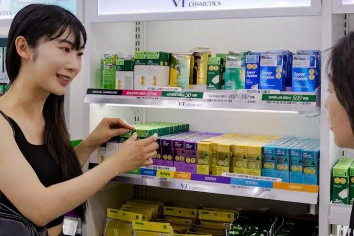 Belleza Compras y consulta de la piel con un experto en belleza