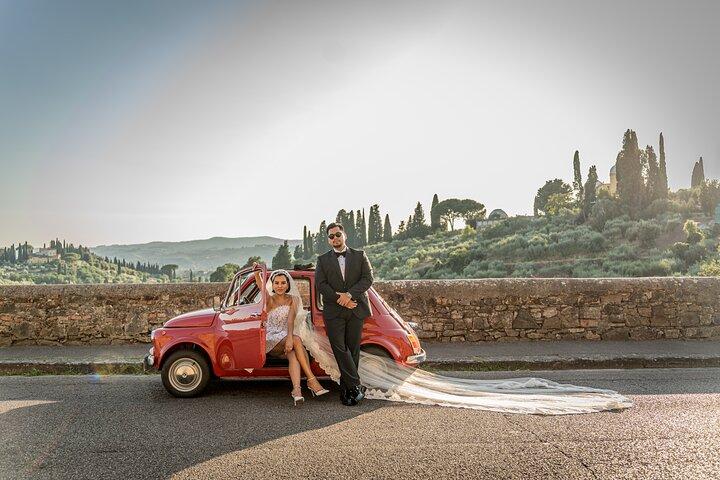 Tour e servizio fotografico con auto retrò a Firenze e nel Chianti