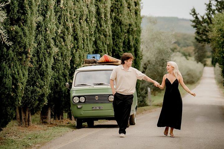 Tour e servizio fotografico con auto retrò a Firenze e nel Chianti