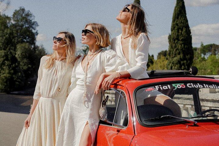 Tour e servizio fotografico con auto retrò a Firenze e nel Chianti
