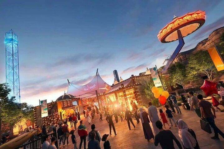 Vanuit Riyadh : Six Flags Al-Qiddiya Een spannend dagje uit