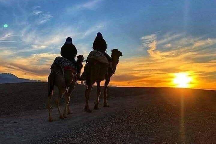 Marrakech: Agafay Desert Sunset Dinner, Camel Ride & Berber Show