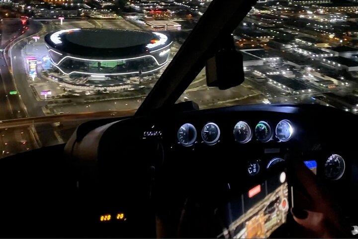 Las Vegas Helikopter Nachtstreifen Flugtour mit optionalem Abendessen