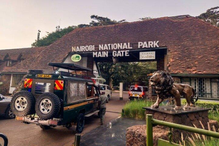 Tour guidato di mezza giornata nel Parco Nazionale di Nairobi con un 4WD