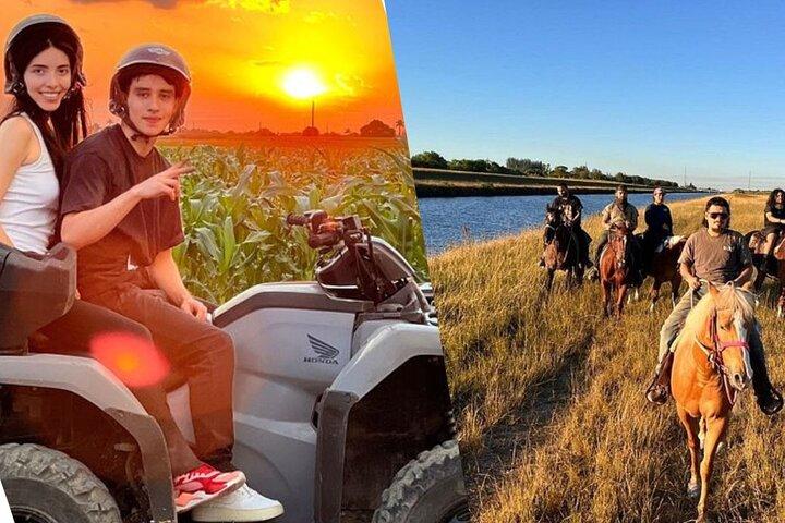 1 Stunde ATV Tour & Reiten Combo Erlebnis