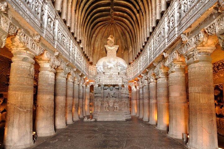 De Pune : 3 - Visite guidée d'une journée à Ajanta, Ellora et Aurangabad