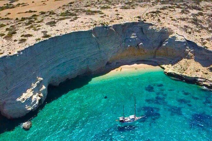 Une Journée Complète de Vraie Voile à South Naxos & Koufonisi SY AGERAS