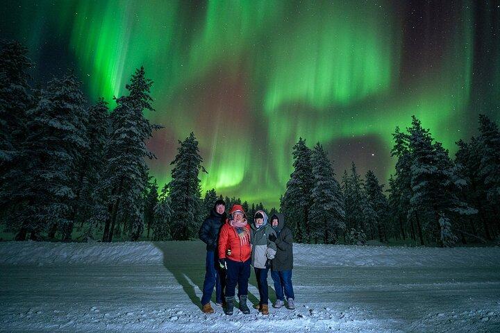 Rovaniemi Northern Lights Hunt med en professionel fotograf