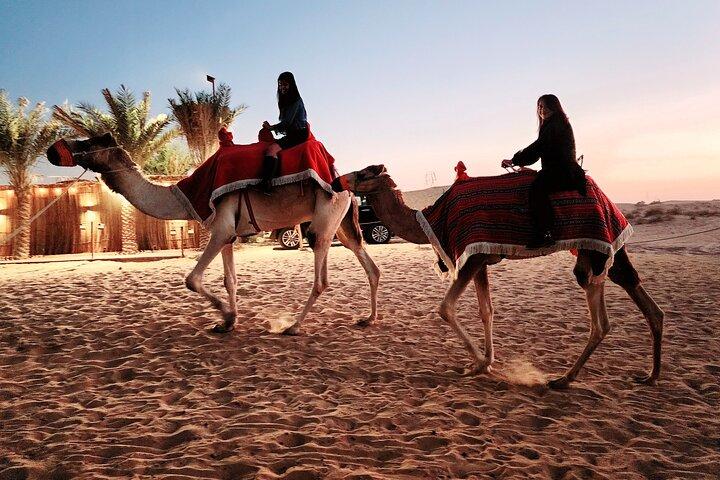 Safari dans le désert Dubaï Red Dunes avec barbecue VEG Dinner