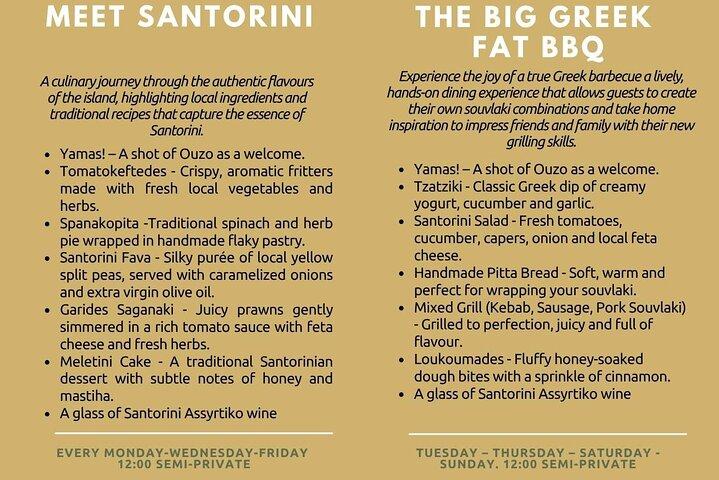 Santorini Flavors, a Cooking Class in a Dreamy Setting