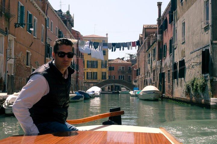 Excursion privée en bateau sur la lagune de Venise ac guide local