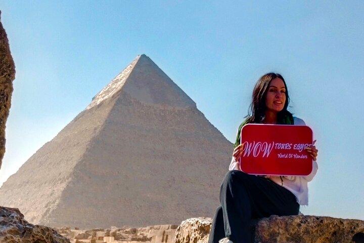 Tour privato di un giorno alle piramidi, alla Sfinge e al Grand Egyptian Museum "GEM"