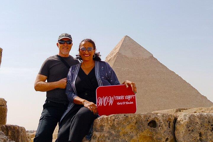 Tour privato di un giorno alle piramidi, alla Sfinge e al Grand Egyptian Museum "GEM"