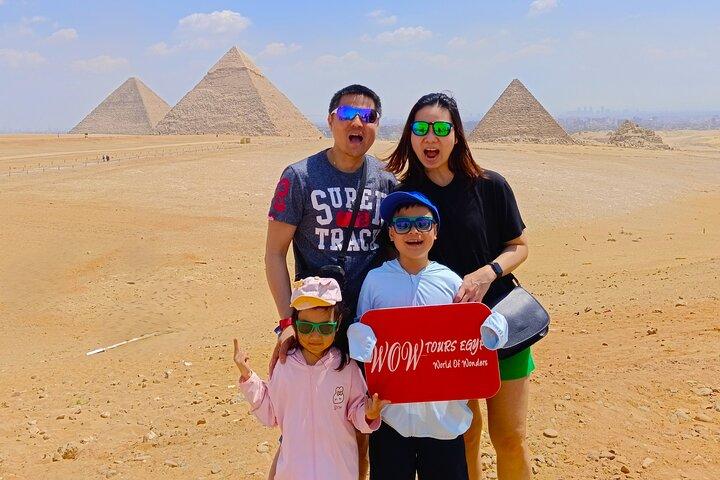 Tour privato di un giorno alle piramidi, alla Sfinge e al Grand Egyptian Museum "GEM"