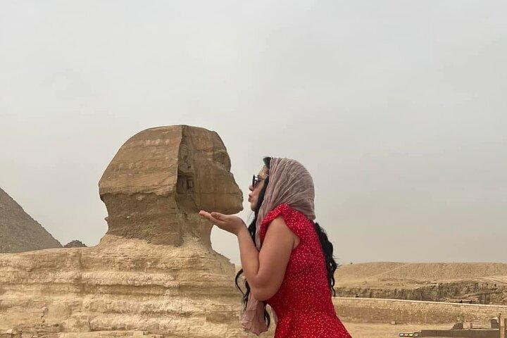 Tagesausflug von Hurghada zu Giza Pyramiden und Sphinx und Edelsteinmuseum