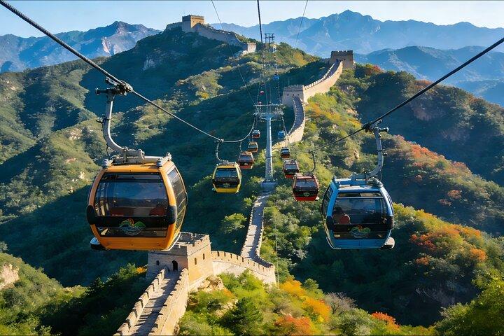Tianjin Private Day Trip zur Mutianyu Great Wall mit Seilbahn oder Rodelbahn