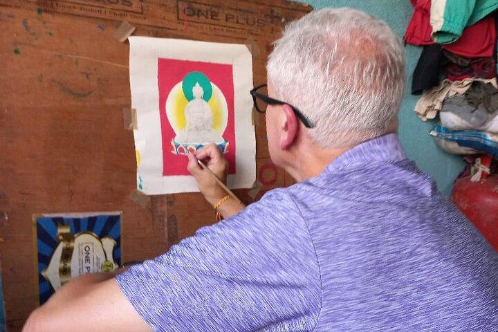 Thangka Malkurs - Hands-On Erfahrung