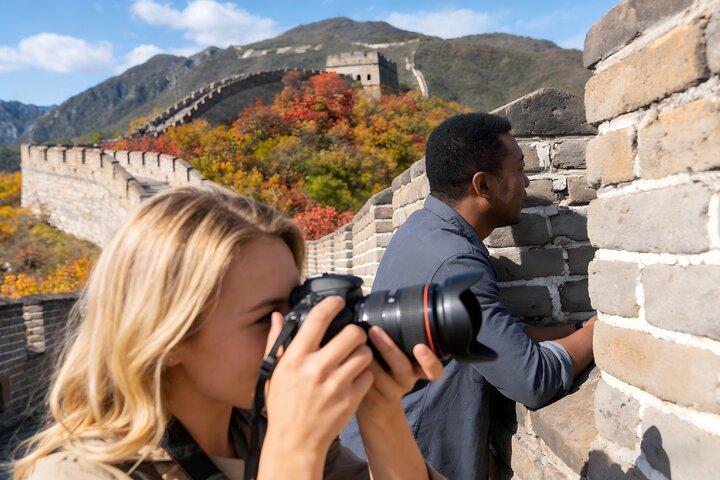 Tianjin Private Day Trip zur Mutianyu Great Wall mit Seilbahn oder Rodelbahn